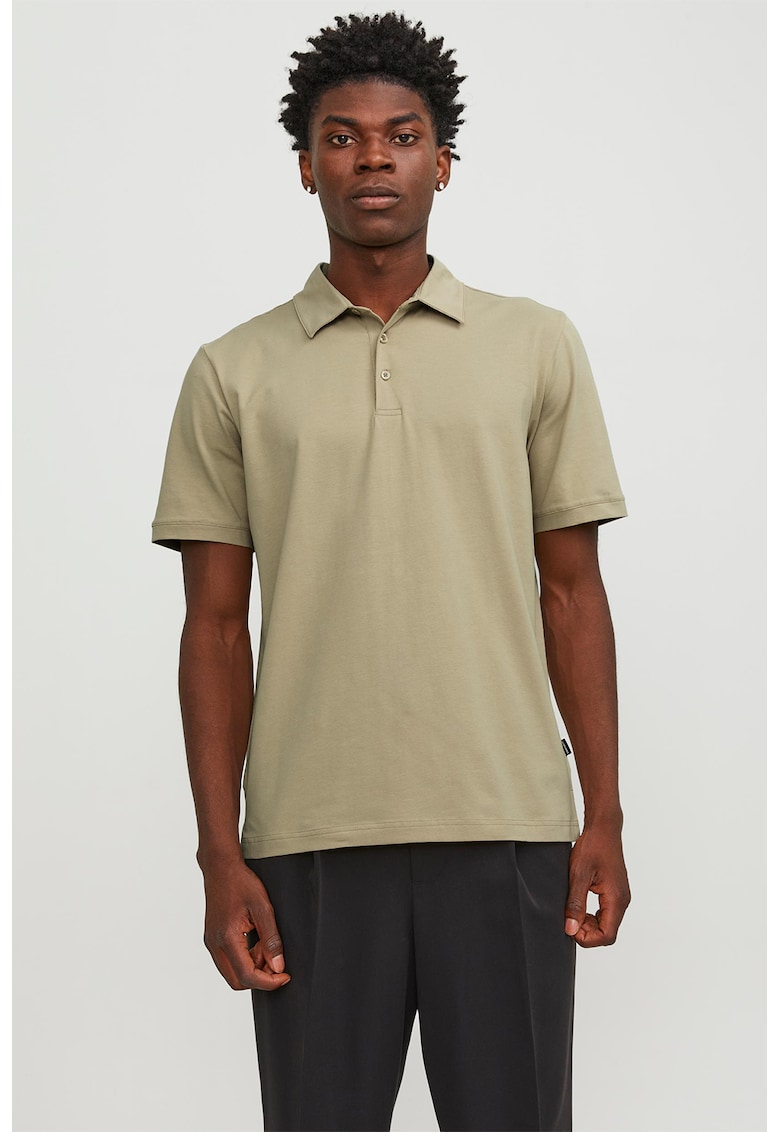 Jack & Jones Jack & jone - tricou polo din amestec de bumbac organic