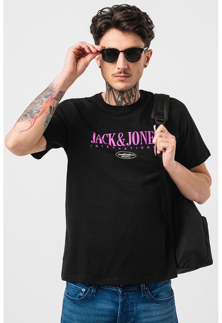 Tricou cu imprimeu logo Lucca