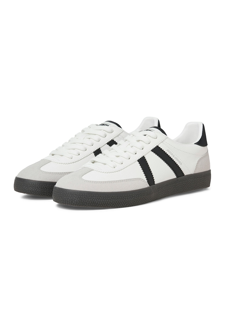 Pantofi sport cu garnituri de piele intoarsa ecologica Mambo