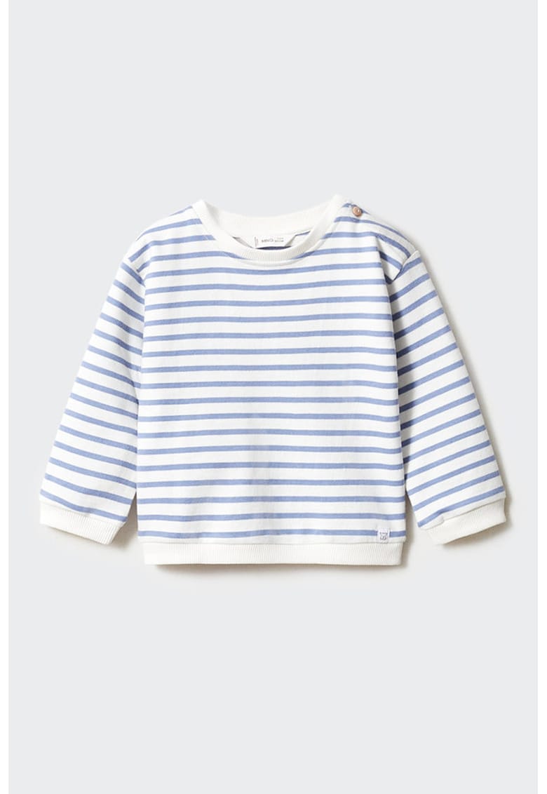Bluza in dungi cu decolteu rotund