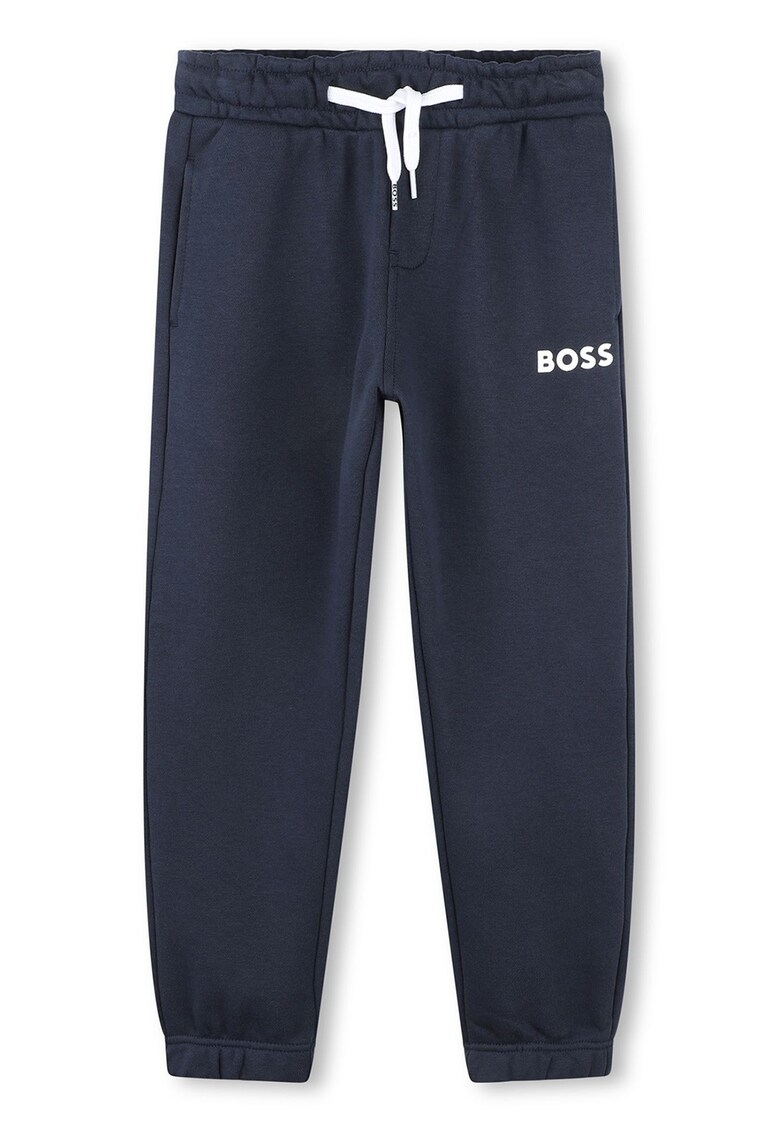 Pantaloni de trening cu imprimeu logo discret
