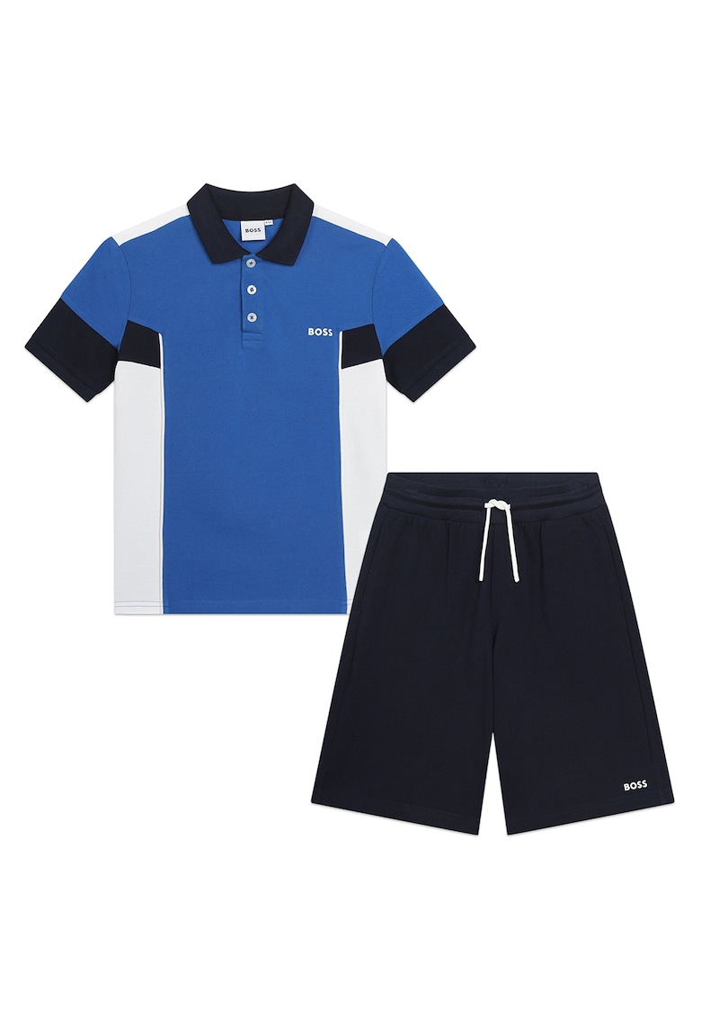 Set de tricou polo si pantaloni scurti - 2 piese