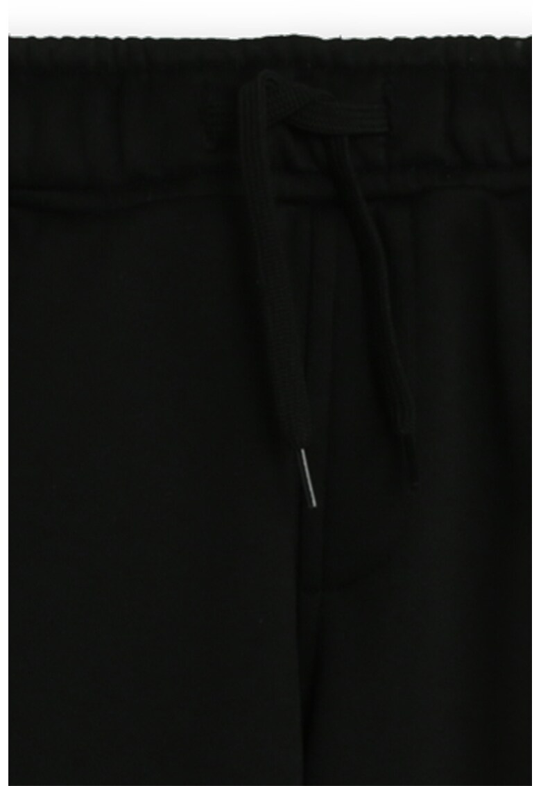 Pantaloni conici de trening cu snur in talie