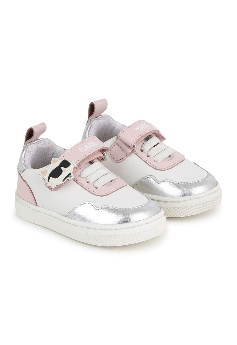 Pantofi sport de piele cu velcro