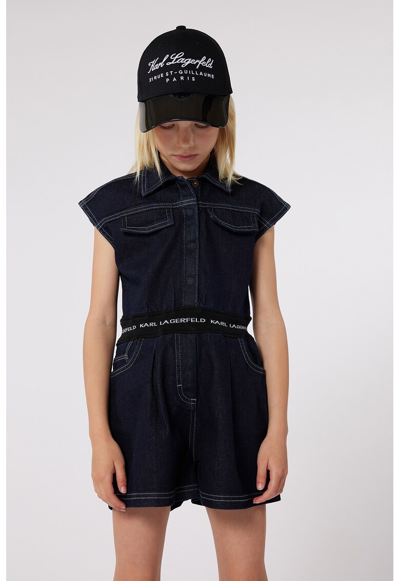 Salopeta scurta din denim Salopeta scurta din denim