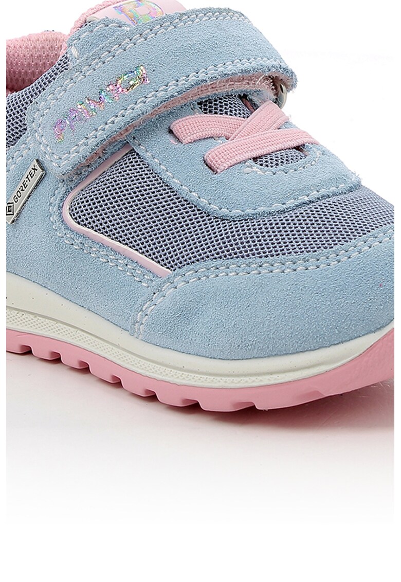 Pantofi sport cu velcro si insertii de piele intoarsa