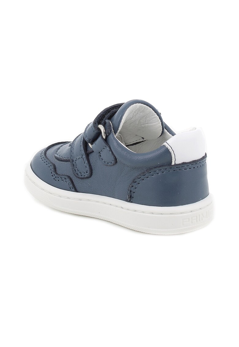 Pantofi sport de piele cu garnituri de piele intoarsa