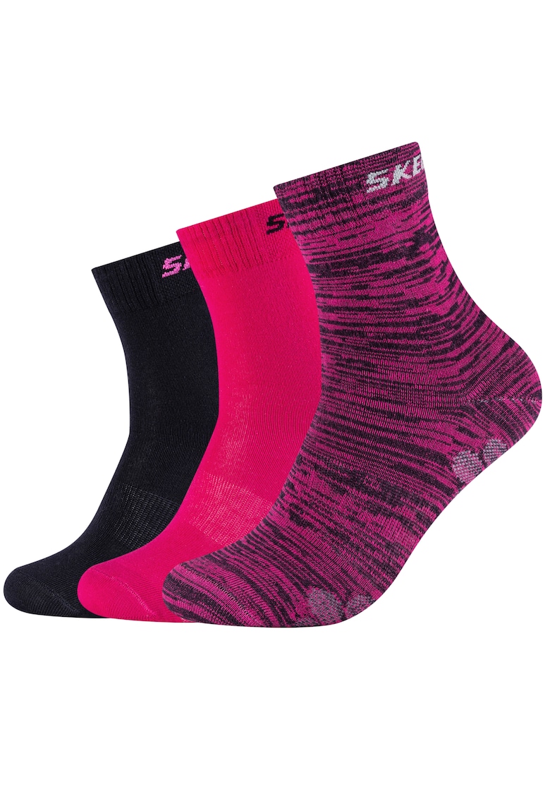 Skechers Sosete - 3PPK Wm Mesh Ventilation Socks SK41053-0401 - Roz -
