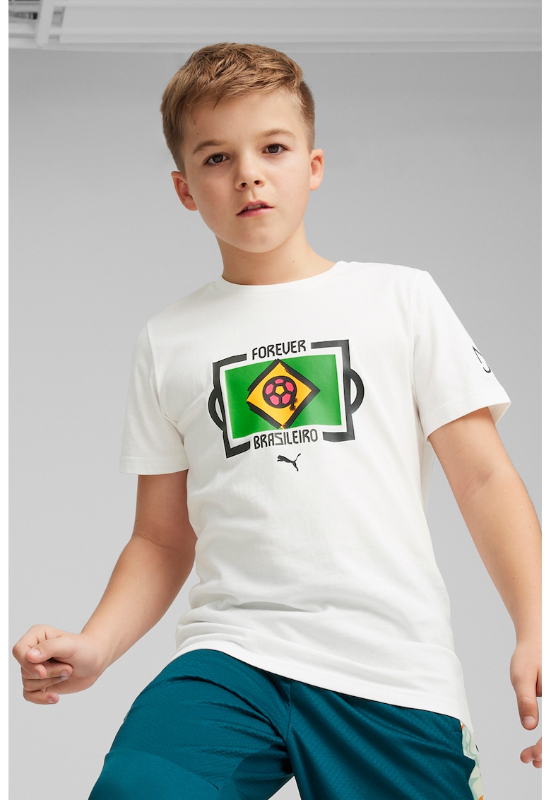 Tricou cu imprimeu logo - pentru fotbal Neymar