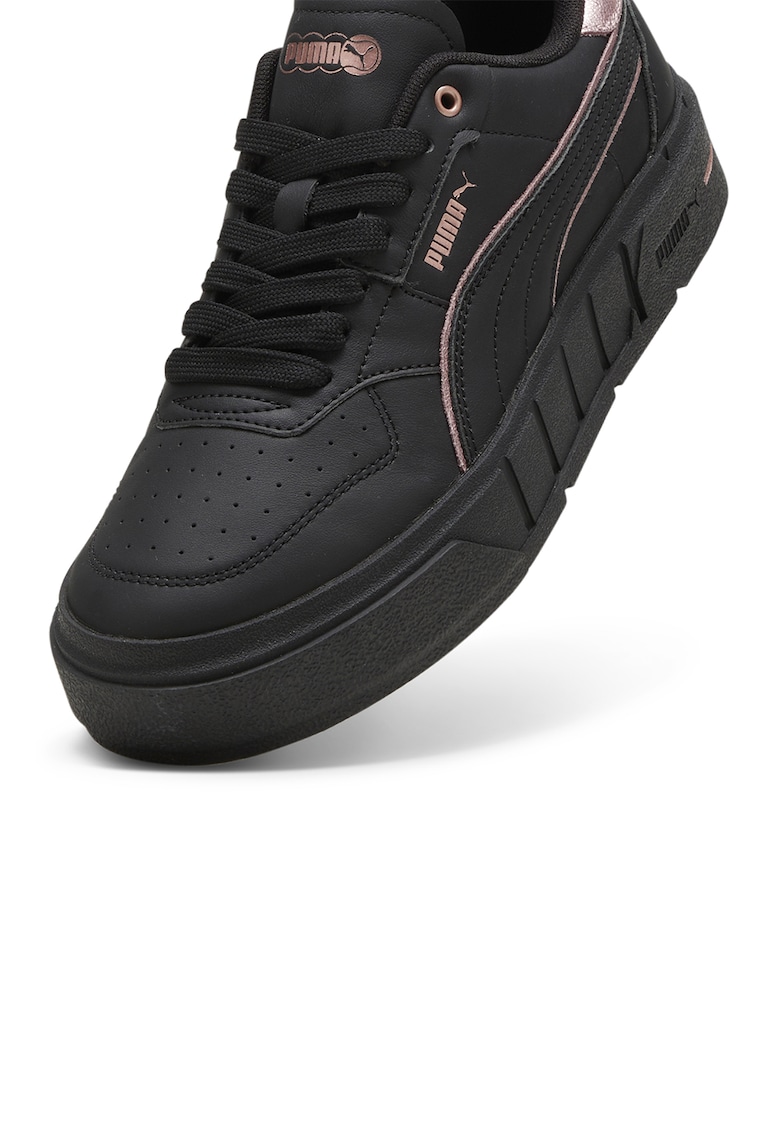 Pantofi sport din piele Cali Court Metallic