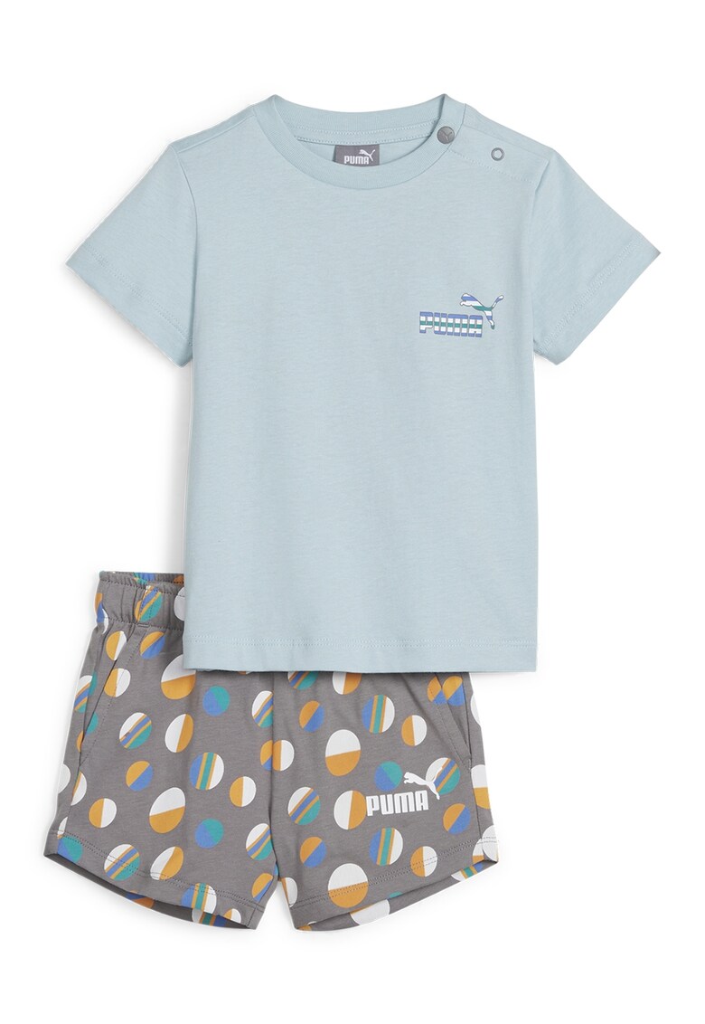 Set de pantaloni scurti si tricou de bumbac