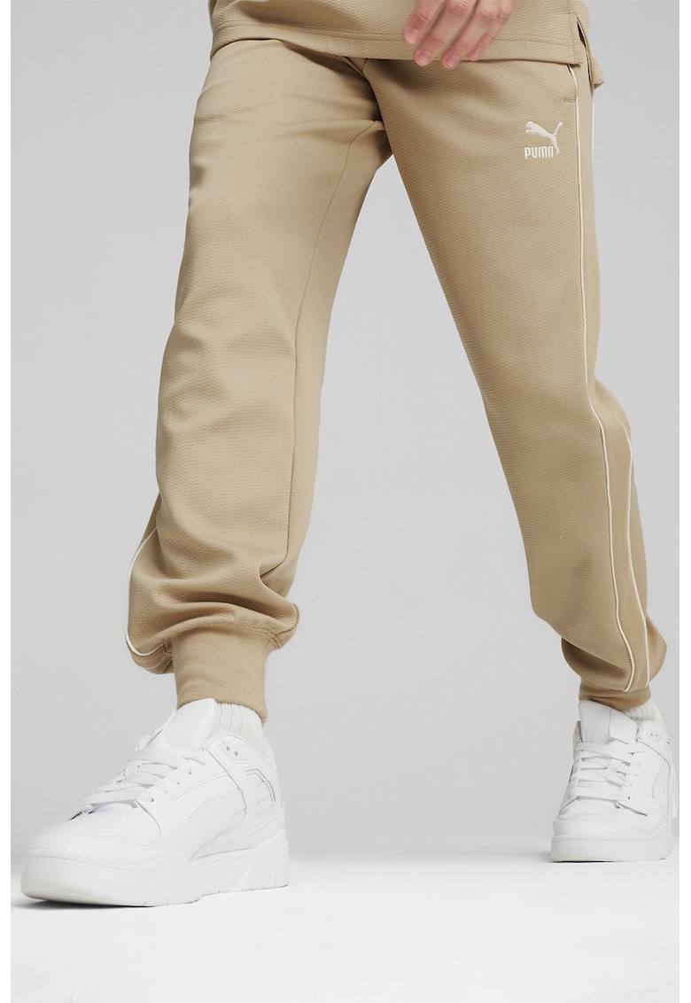 Pantaloni de trening cu buzunare oblice T7