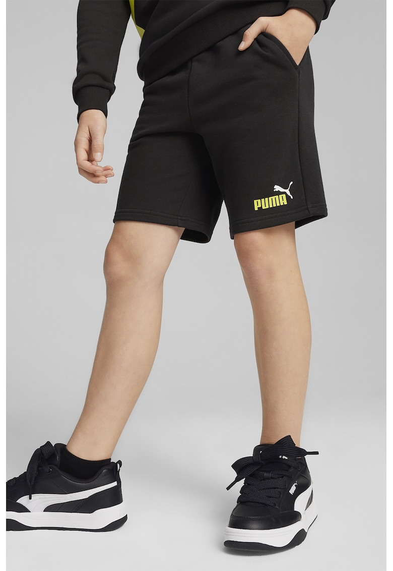 Pantaloni scurti cu buzunare laterale ESS+ - Negru stins