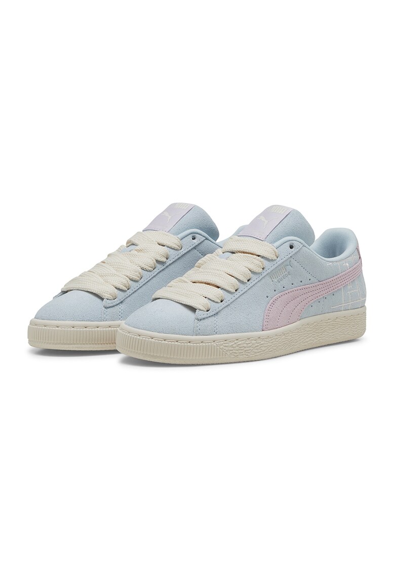 Pantofi sport de piele intoarsa Love II