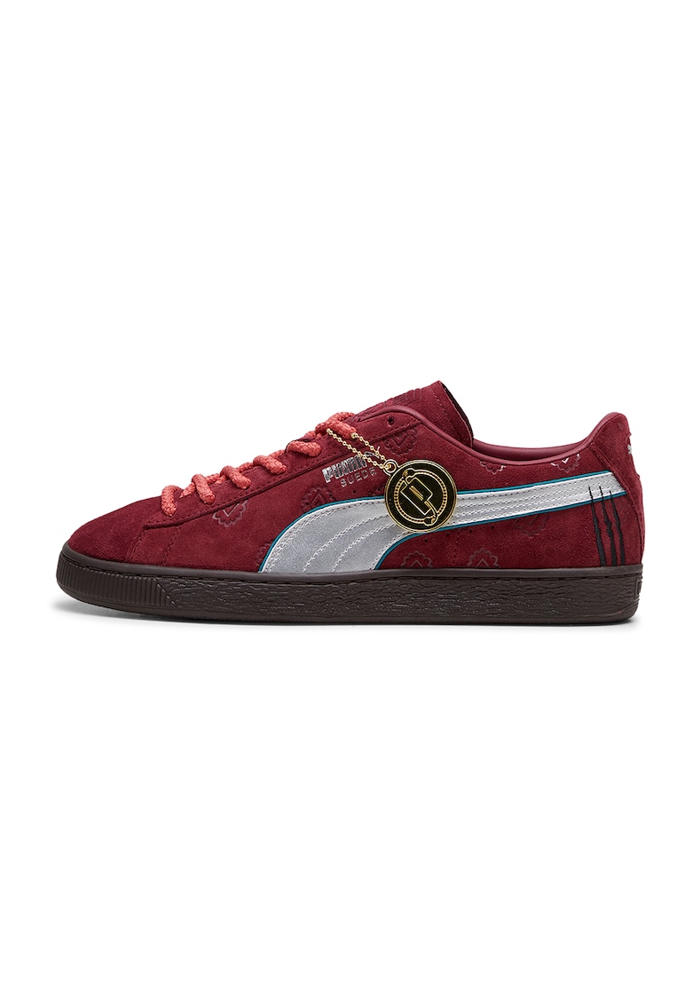 Pantofi sport de piele intoarsa cu insertii de piele ecologica One Piece Regal