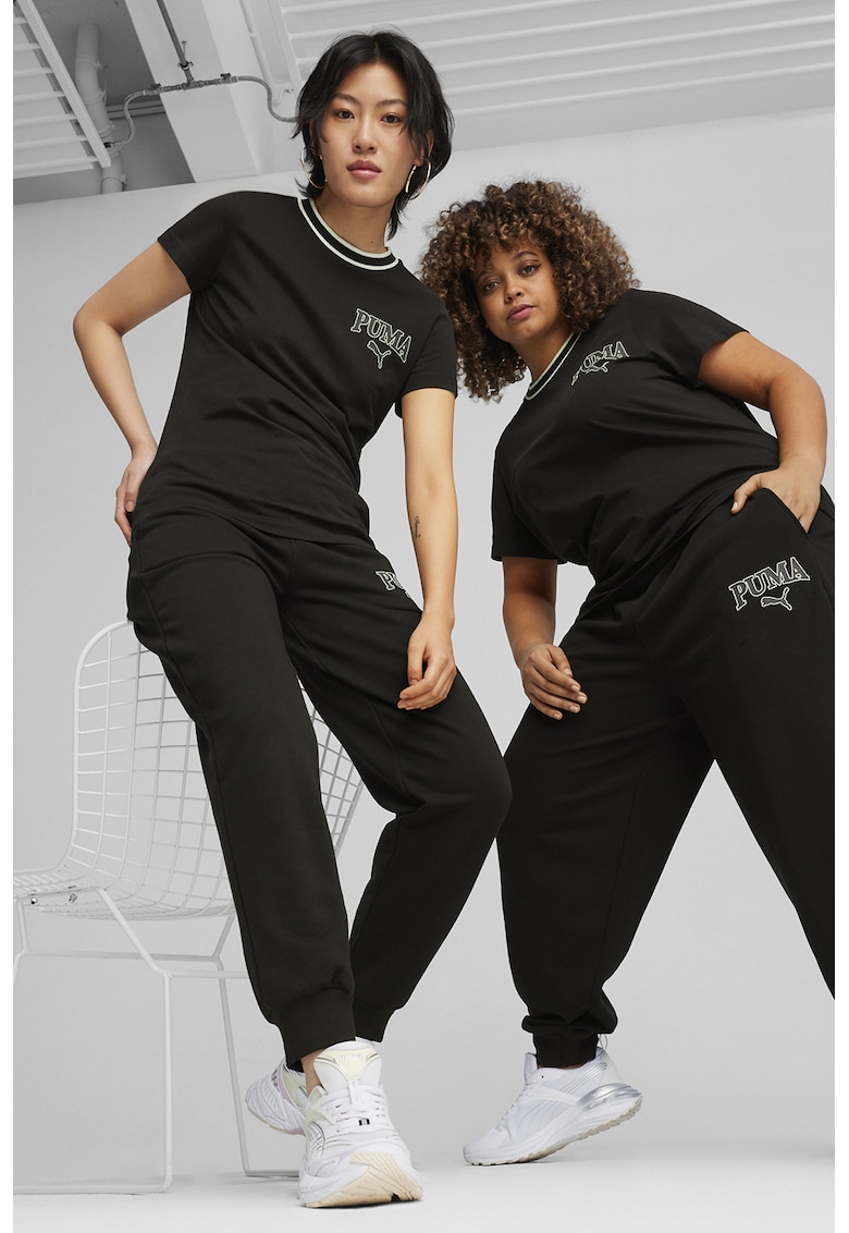 Tricou cu logo pe piept Squad