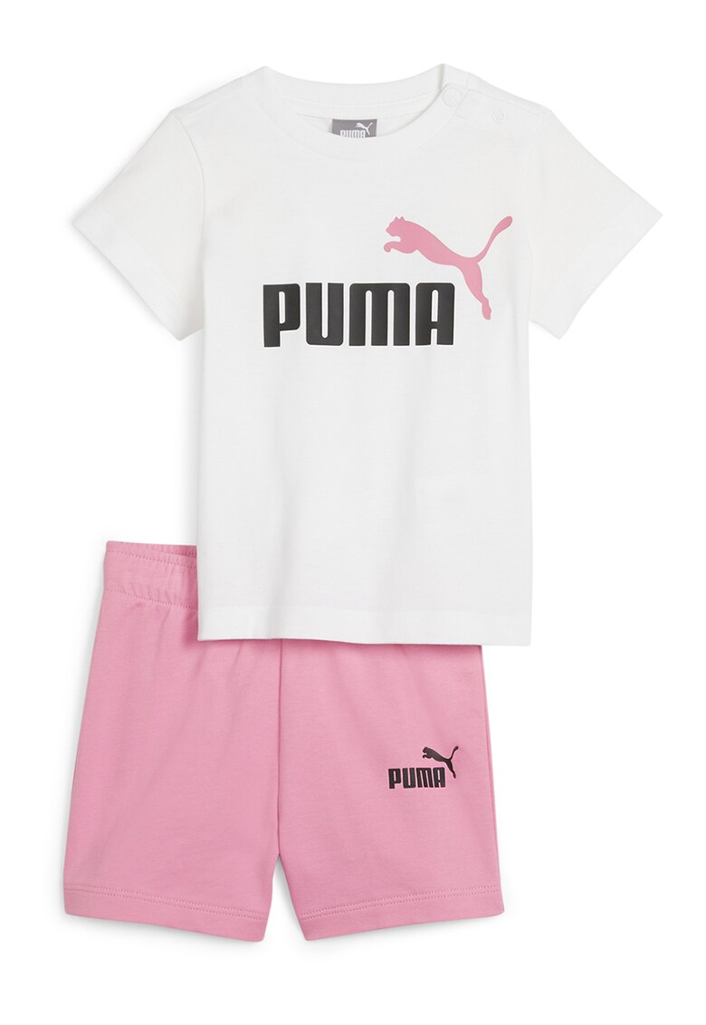 Set de tricou si pantaloni scurti din bumbac Minicats