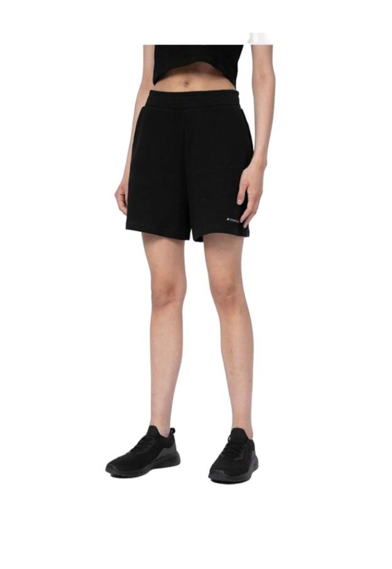 Pantaloni negri de dama - Bumbac - Negru