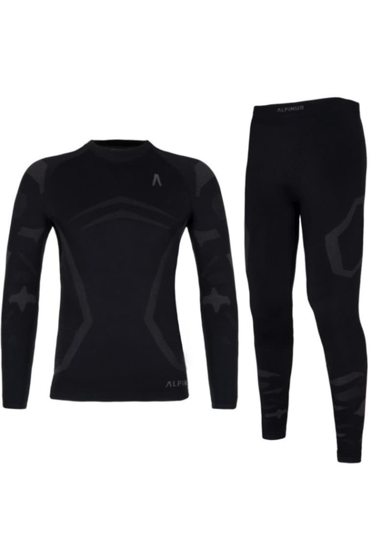 Echipament sportiv copii - Poliester - Negru - 120-136cm