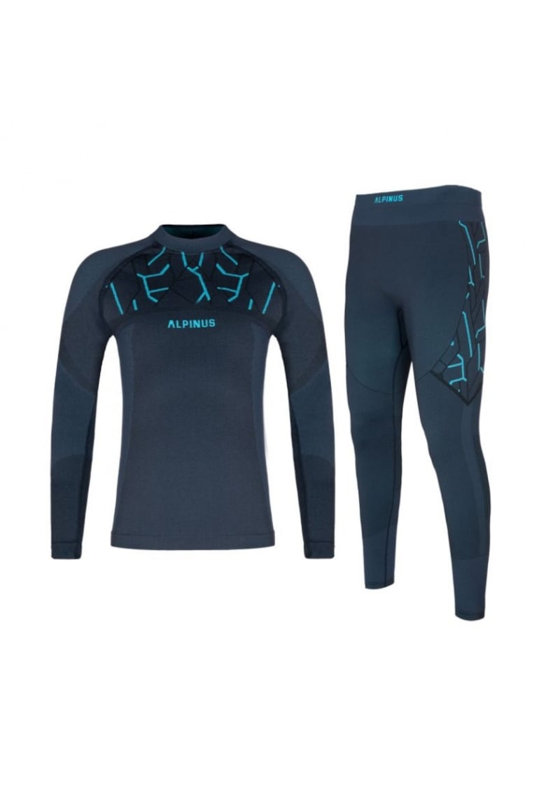 Echipament sportiv copii - Poliester - Negru/Albadwqfwqstru - 120 - Albastru