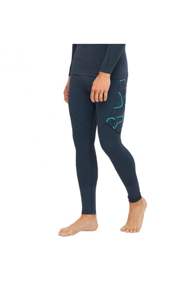 Pantaloni termoactivi - Poliester - Albastru