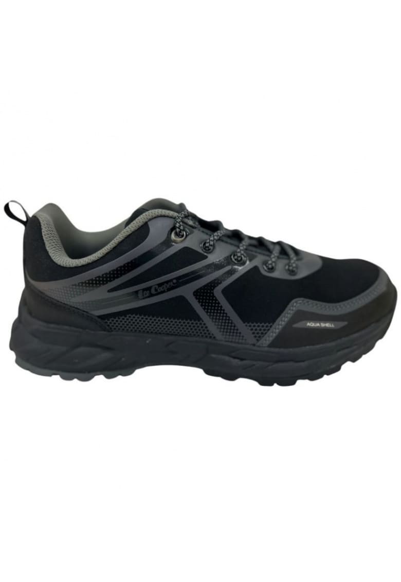 Pantofi sport barbati - Sintetic - Negru/Griaz - Negru
