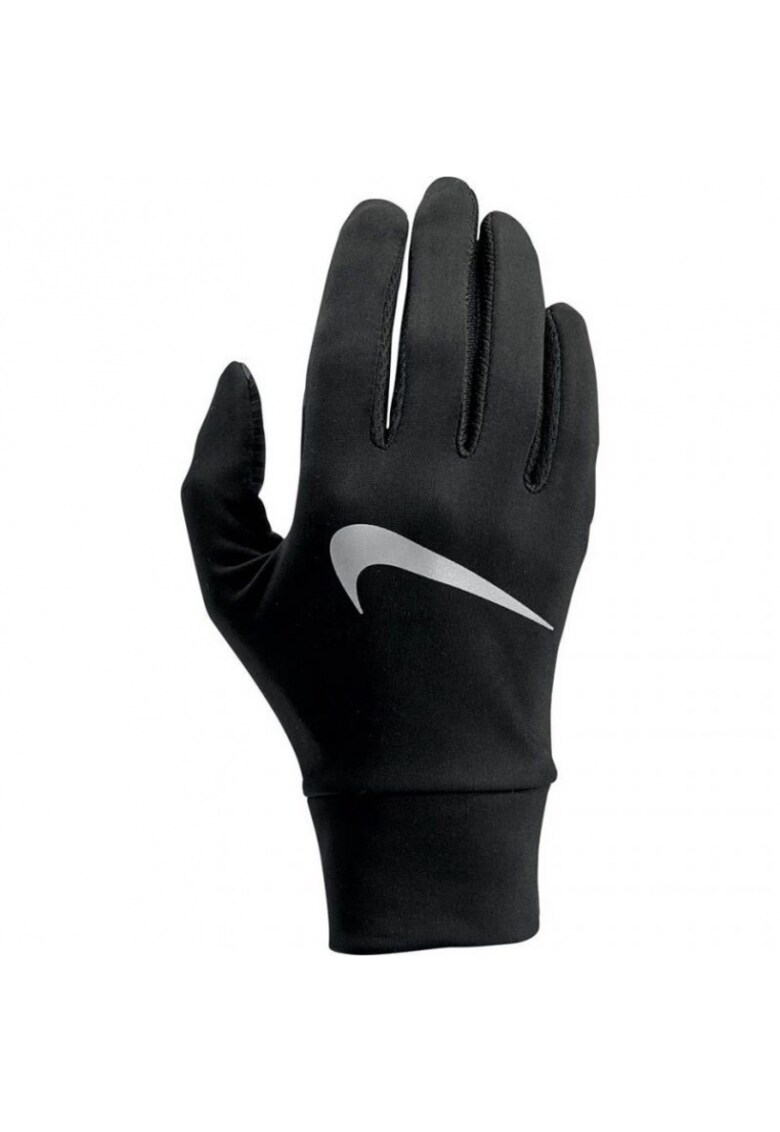 Manusi sport dama - Poliester/Elastan - Negru/Alb - XS