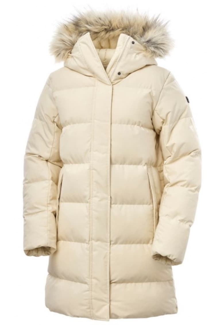 Geaca dama Blossom Puffy Parka poliester crem bej