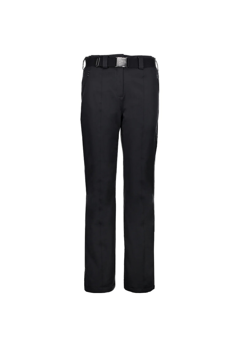 Pantaloni de schi dama -  Poliamida/Elastan - Negru - XXS