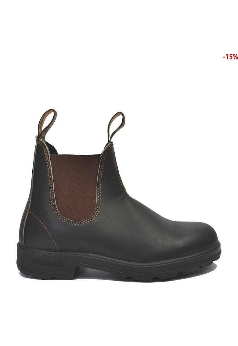 Ghete dama - piele naturala - maro -