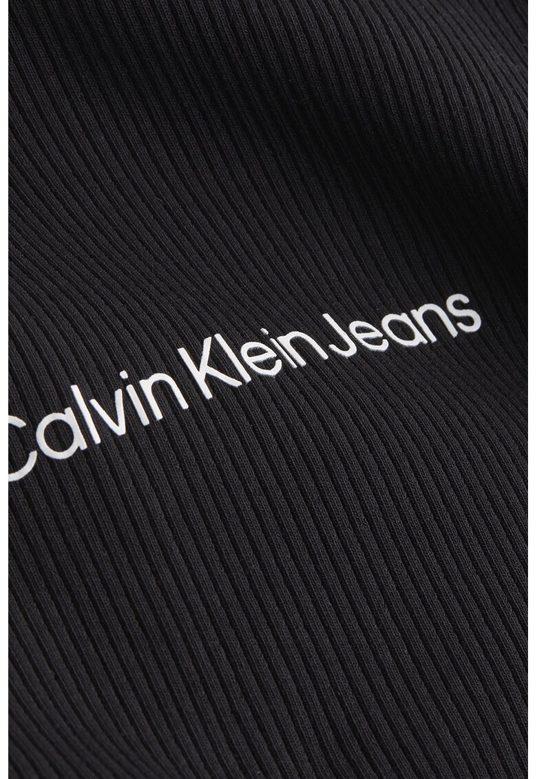 Tricou slim fit cu decolteu la baza gatului