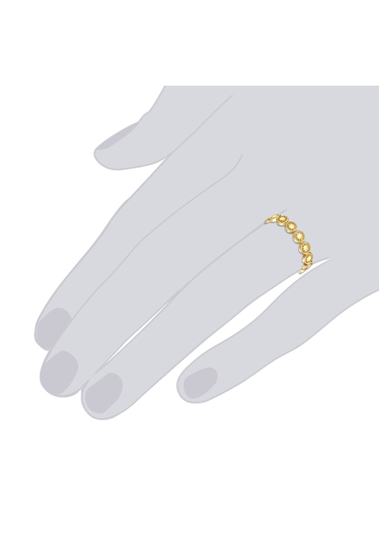 Inel placat cu aur de 14k cu model