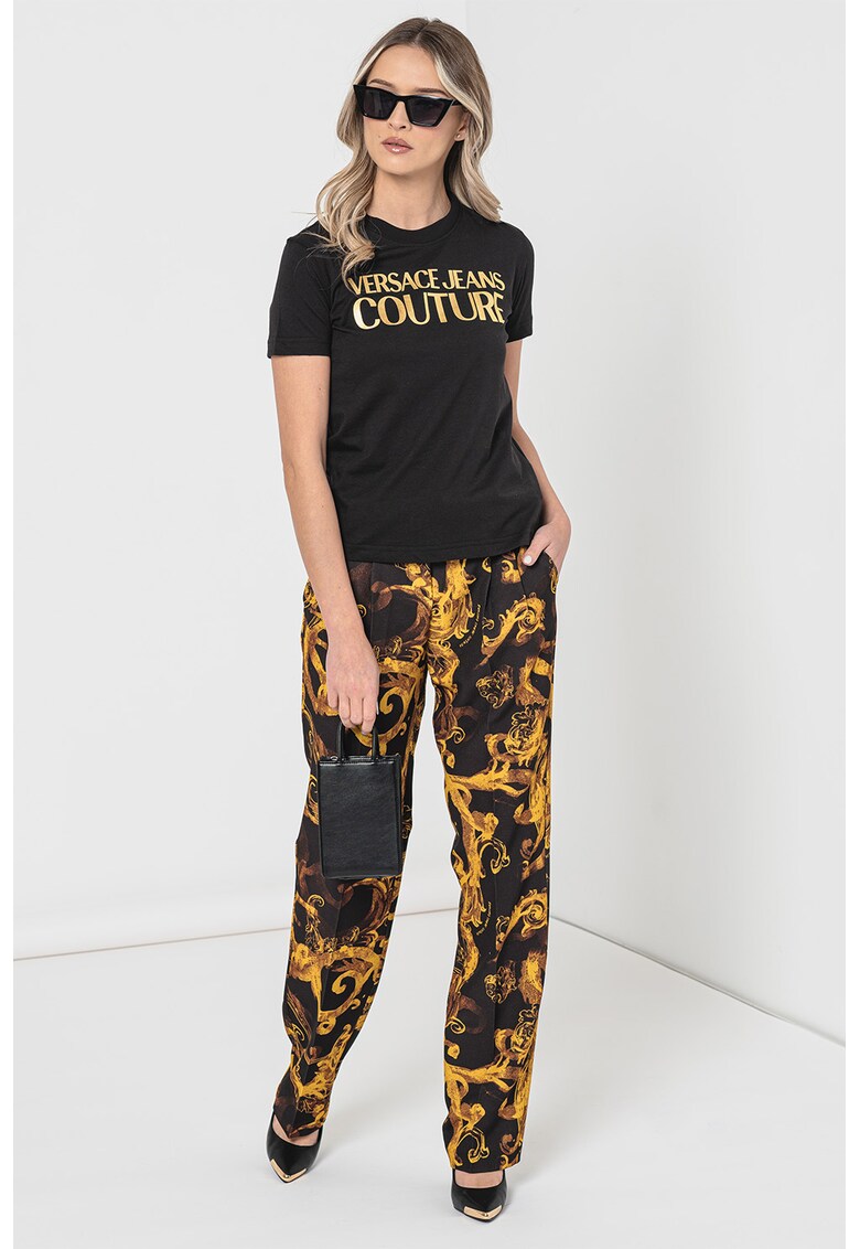 Versace Jeans Couture Памучна тениска с лого