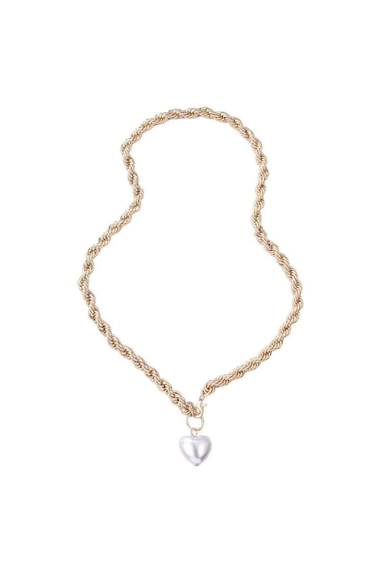 Colier auriu - cu pandantiv inima - Miya C1 -