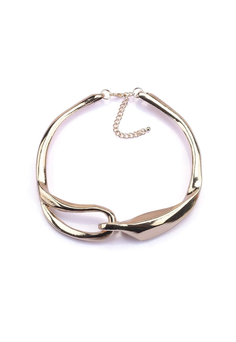 Colier choker - auriu - zale imbinate - Myrra C6 -