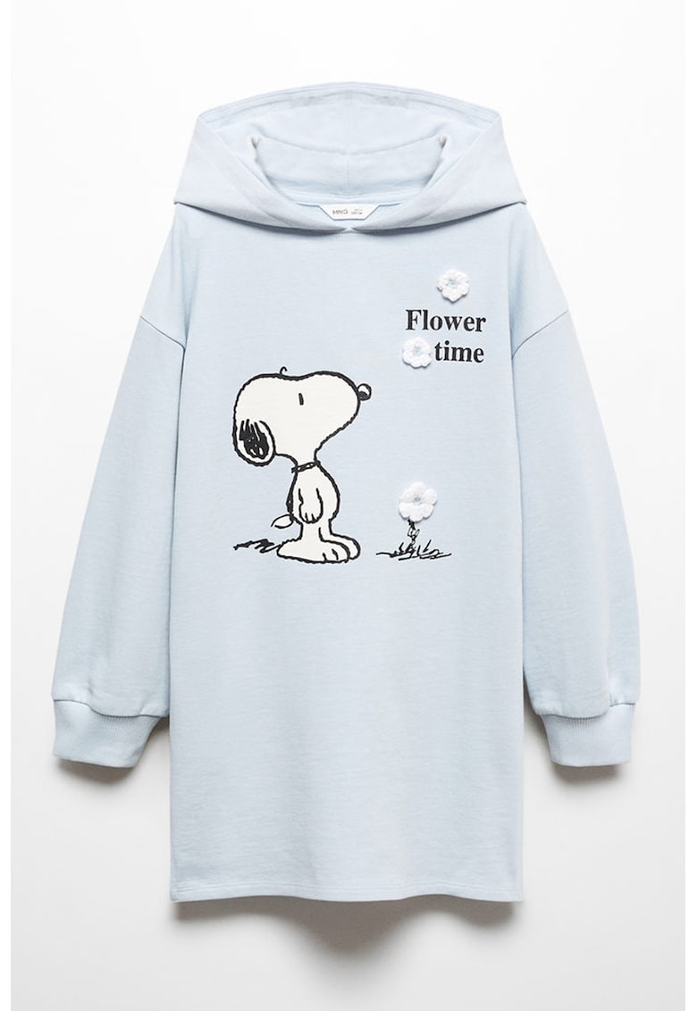 Rochie-hanorac cu imprimeu cu Snoopy