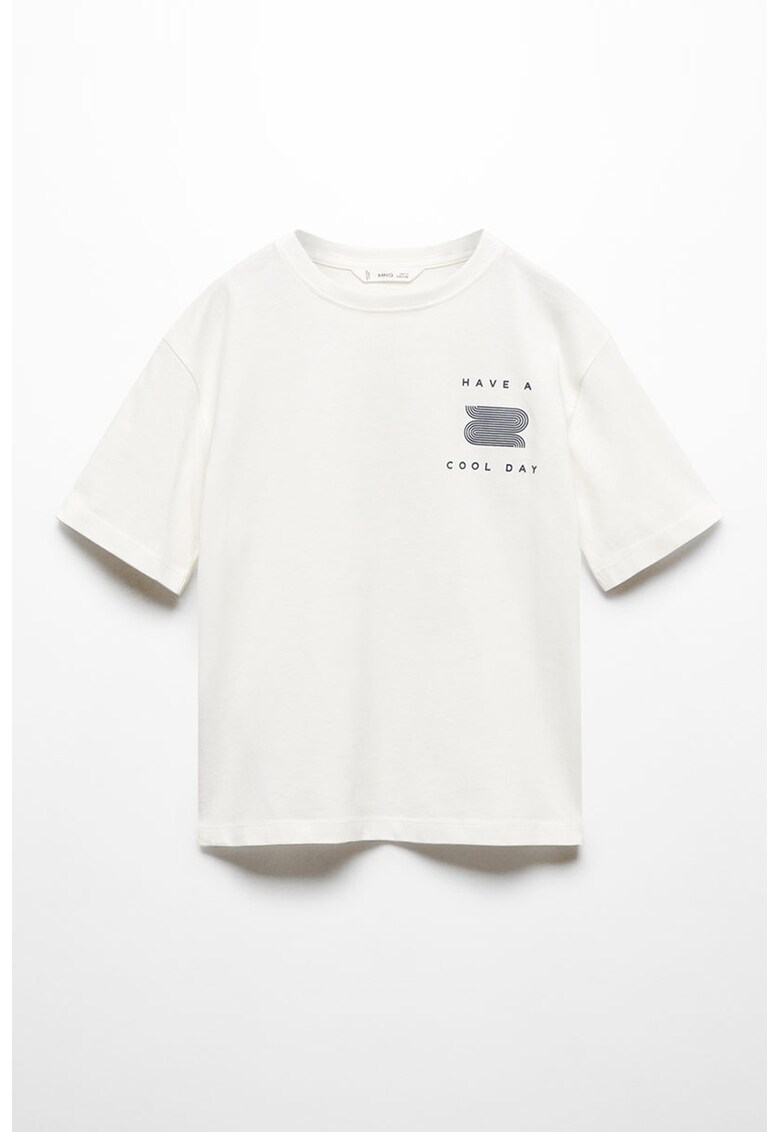 Tricou din bumbac cu imprimeu Modern
