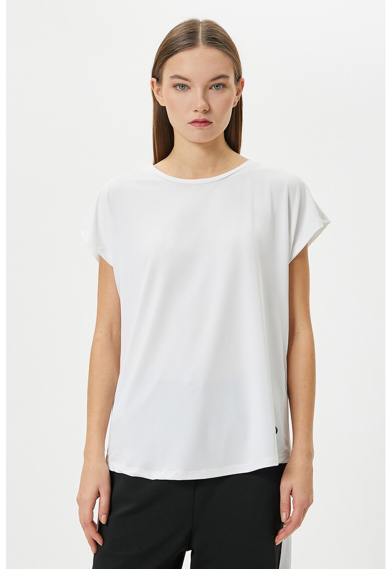 Tricou vaporos cu maneci cazute