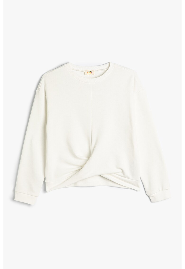 Sweatshirt With Overlapped Design