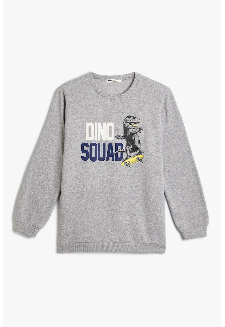 Bluza de trening cu imprimeu T-Rex