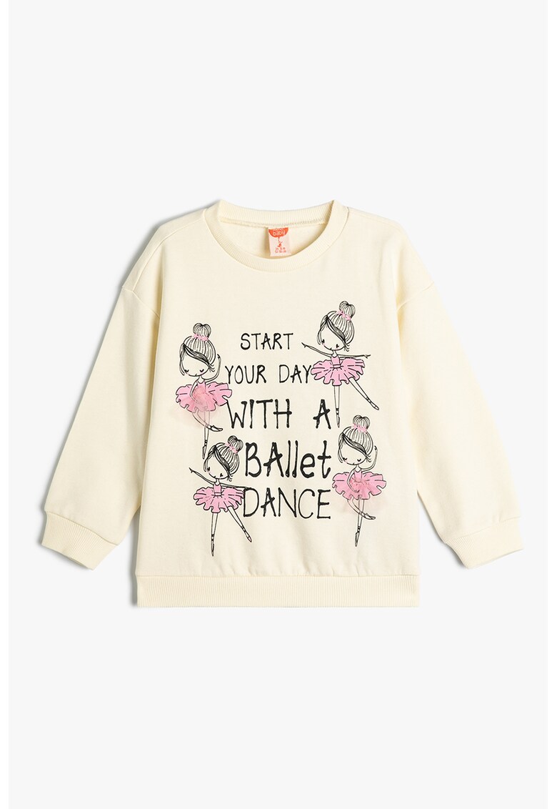 Bluza de trening cu maneci cazute