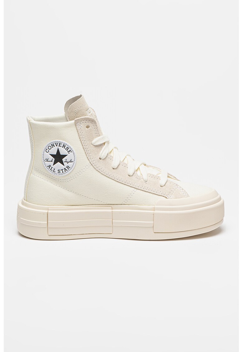 Tenisi mid-high cu garnituri de piele intoarsa Chuck Taylor All Star Cruise