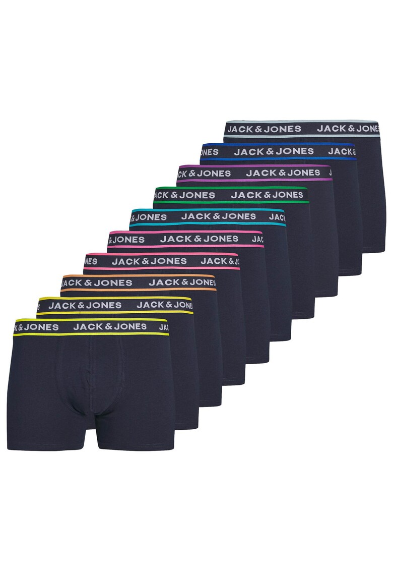 Jack Jones Боксерки с лого на талията – 10 чифта за Мъже Jack Jones Боксерки с лого на талията – 10 чифта за Мъже