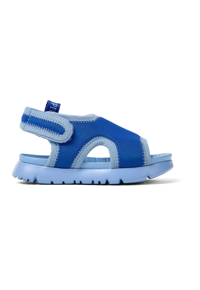 Camper Sandale din material textil cu velcro - Albastru