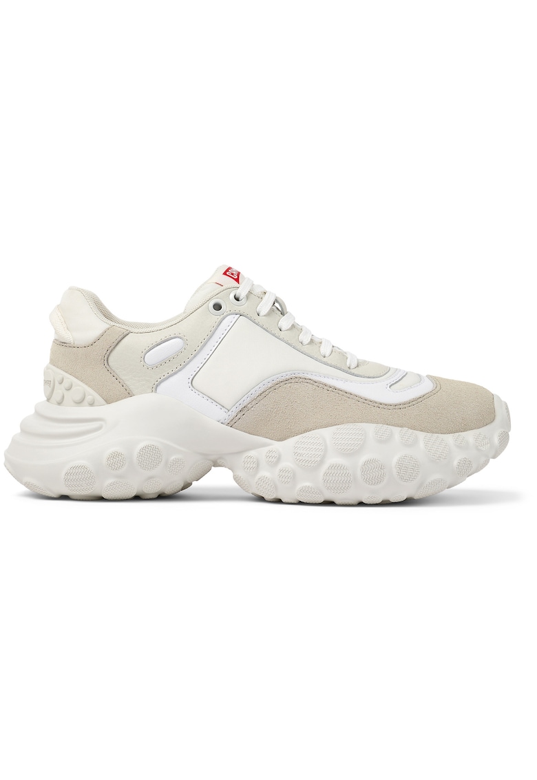 Pantofi sport din piele cu garnituri din material textil Pelotas Mars 1197 – Alb – Camper Pantofi sport din piele cu garnituri din material textil Pelotas Mars 1197 – Alb – Camper