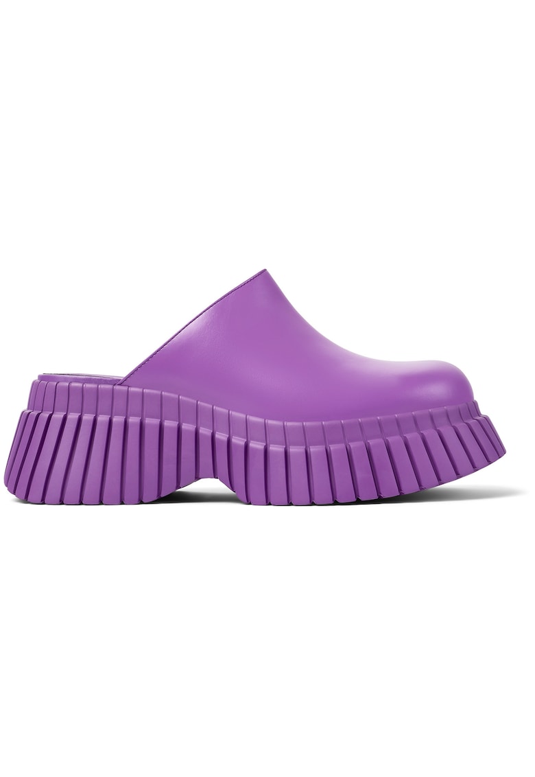 Saboti de piele BCN 20663 - Albastru lavanda