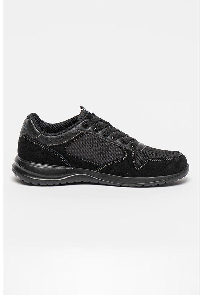 Lumberjck - Pantofi sport de piele cu garnituri textile Lee