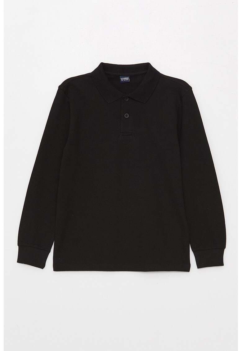 Bluza polo din bumbac pique