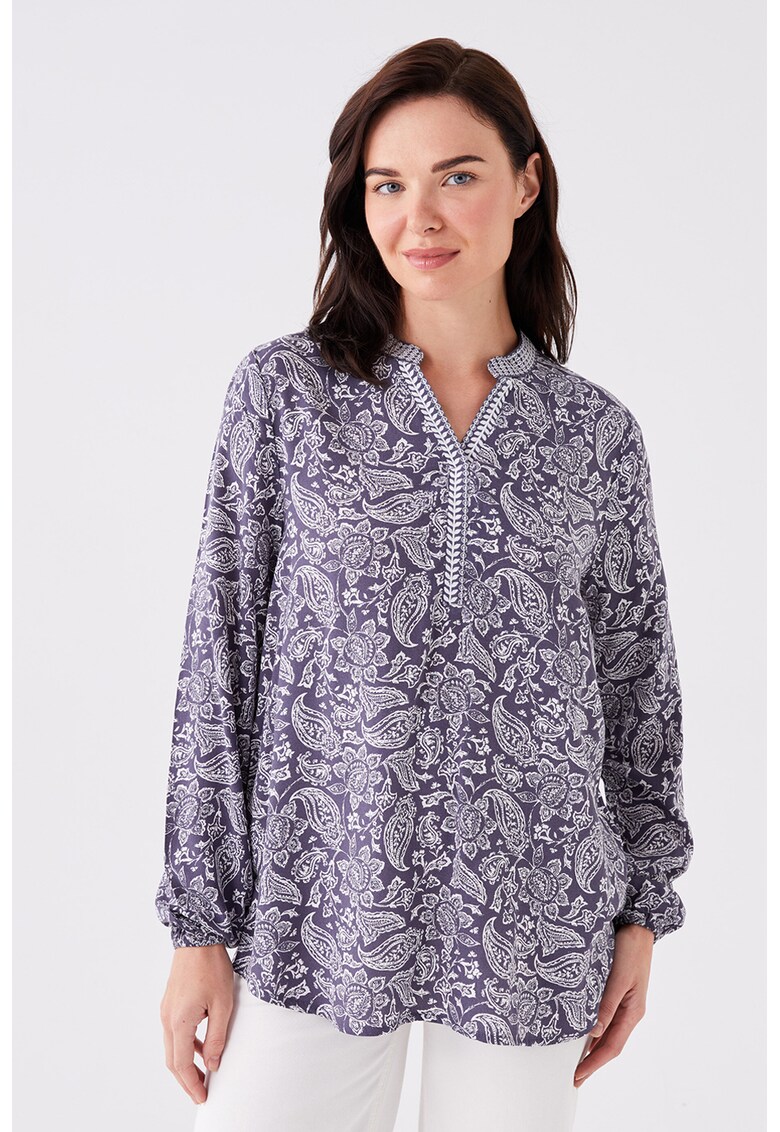 Bluza cu imprimeu paisley