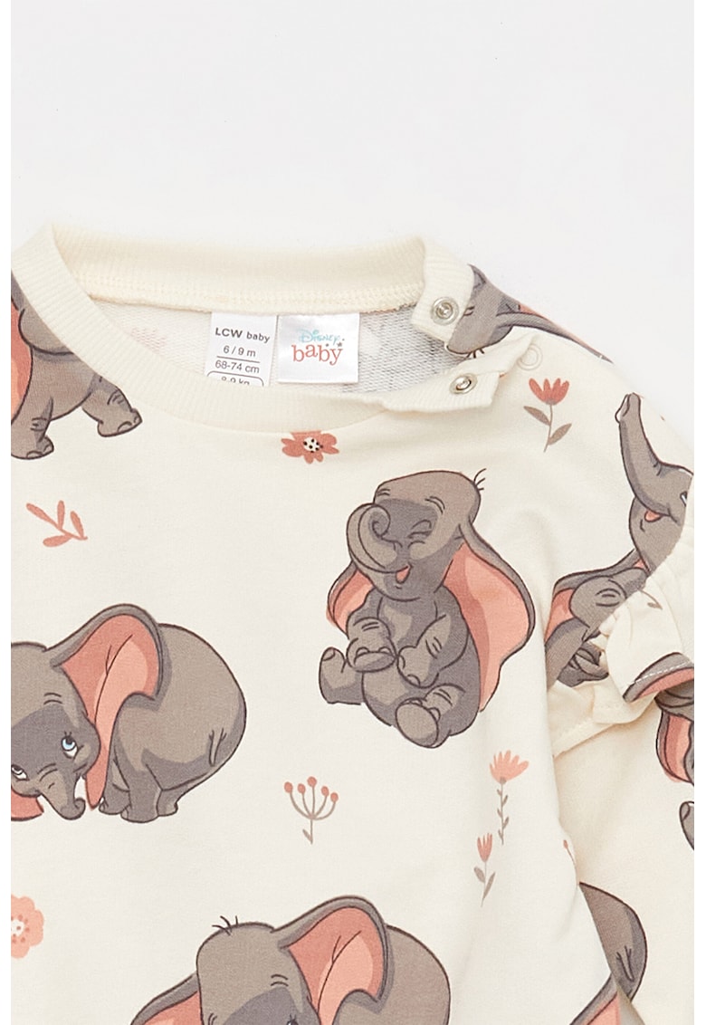 Set de bluza cu imprimeu si pantaloni evazati